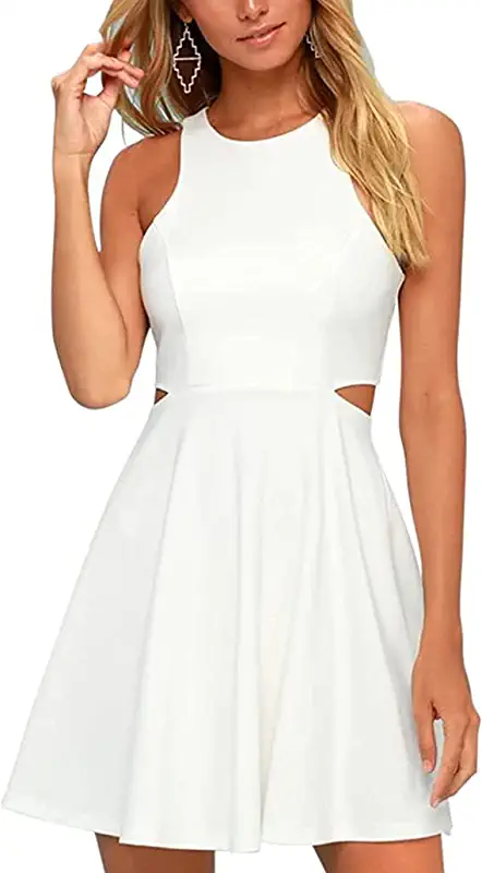vestidos de coctel blancos